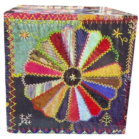 Vtg 2000 "GLORIOUS AMERICAN QUILTS" Magic Cube Toy; Museum of American Folk Art - Picture 5 of 15